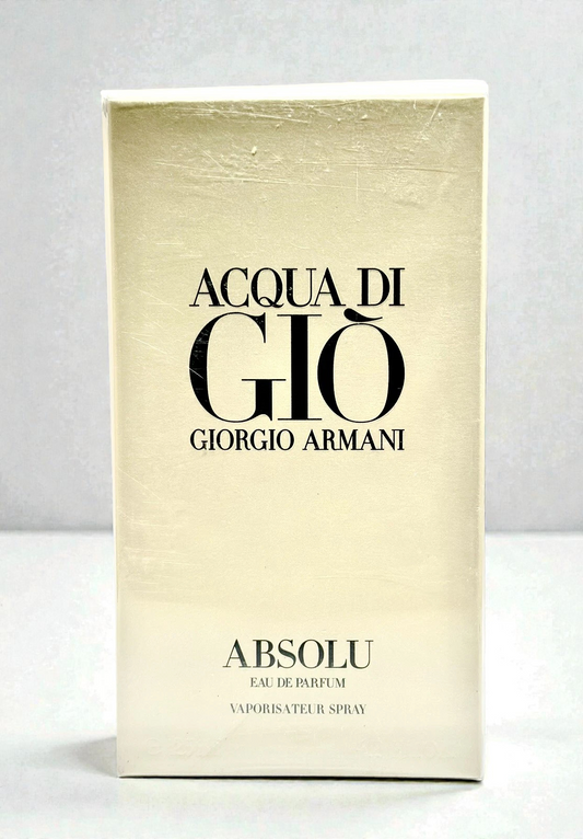 Acqua Di Gio Absolu by Giorgio Armani cologne for men EDP 4.2 oz
